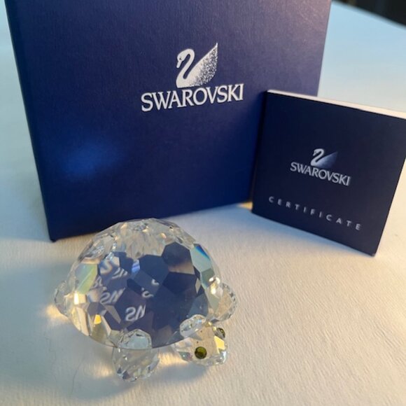 Swarovski Other - Vintage Swarovski Crystal Turtle Figurine – new in box